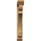 Ekena Millwork Olympic Slat Rough Sawn Bracket w/ Offset Brace, Western Red Cedar, 6"W x 42"D x 42"H BKT0604X42X42OLY06RWR - alternate 3